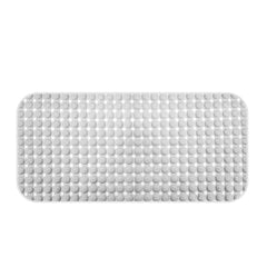 Enera PVC Shower Mat Bubble Light Grey Color Non-Slip Bathtub Mat - enera