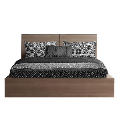Enera Vibrant Hues Collection Black Color King Size Bedsheet