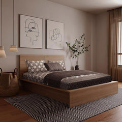 Enera Vibrant Hues Collection Bison Color King Size Bedsheet - enera