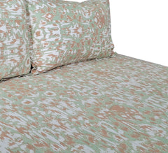 Enera Vibrant Hues Collection Qtgrn Color King Size Bedsheet - enera