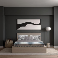 Enera Vibrant Hues Collection Tarmac Color King Size Bedsheet - enera