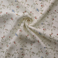 Enera Scarlet Printed Cream Color Double Bed Dohar - enera