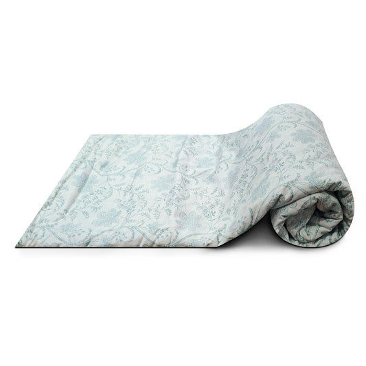 Enera Scarlet Printed Off White Color Double Bed Dohar - enera