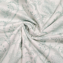 Enera Scarlet Printed Off White Color Double Bed Dohar - enera