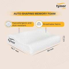 Enera Elite Ortho Contoured Memory 15x24 inch Pillow - enera