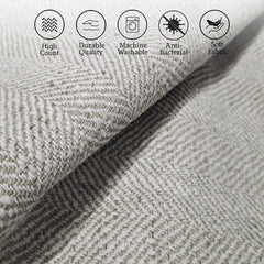 Enera DD LICO 241 Embroidery White & Pista Color 12x12 Inch Cushion Cover - enera