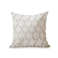 Enera SRM SAMA E501 Embroidery Light Cream Color 12x12 Inch Cushion Cover - enera