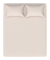 Enera Pastel Poetry Collection Rose Color King Size Bedsheet Set - enera