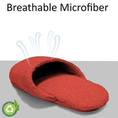 Enera Sandy Red Color Bath Slippers - enera
