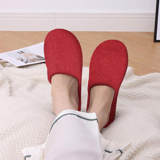 Enera Sandy Maroon Color Bath Slippers - enera