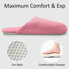Enera Sandy Baby Pink Color Bath Slippers - enera