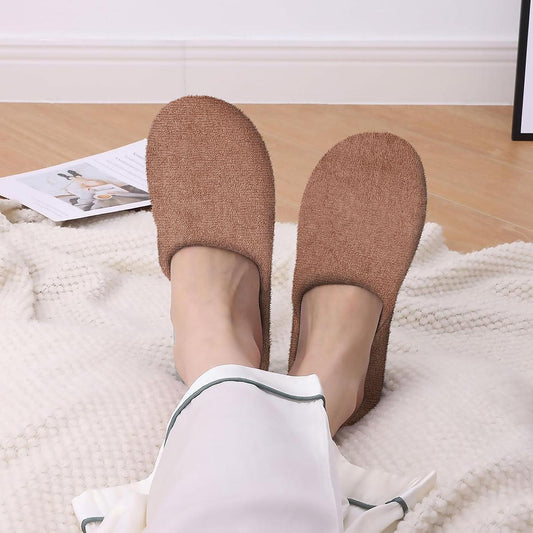 Enera Sandy Peanut Color Bath Slippers - enera