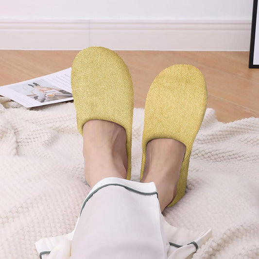 Enera Sandy Yellow Color Bath Slippers - enera