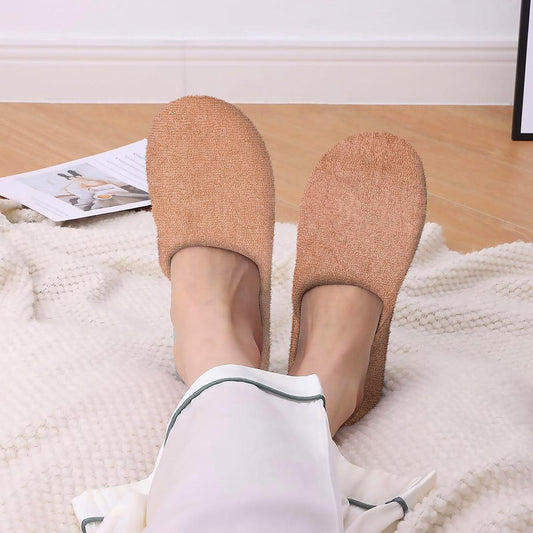 Enera Sandy Peach Color Bath Slippers - enera