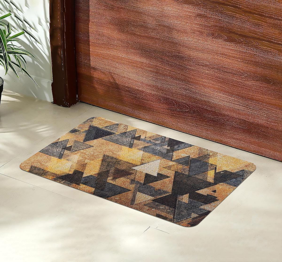 enera PVC Small Doormat 40x60 cm | Non-Slip, Quick-Dry & Absorbent Floormat For All Season - enera