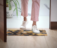 Enera PVC Multi Pyramid Texture Design (40cm X 60cm) Tufted Mat - enera