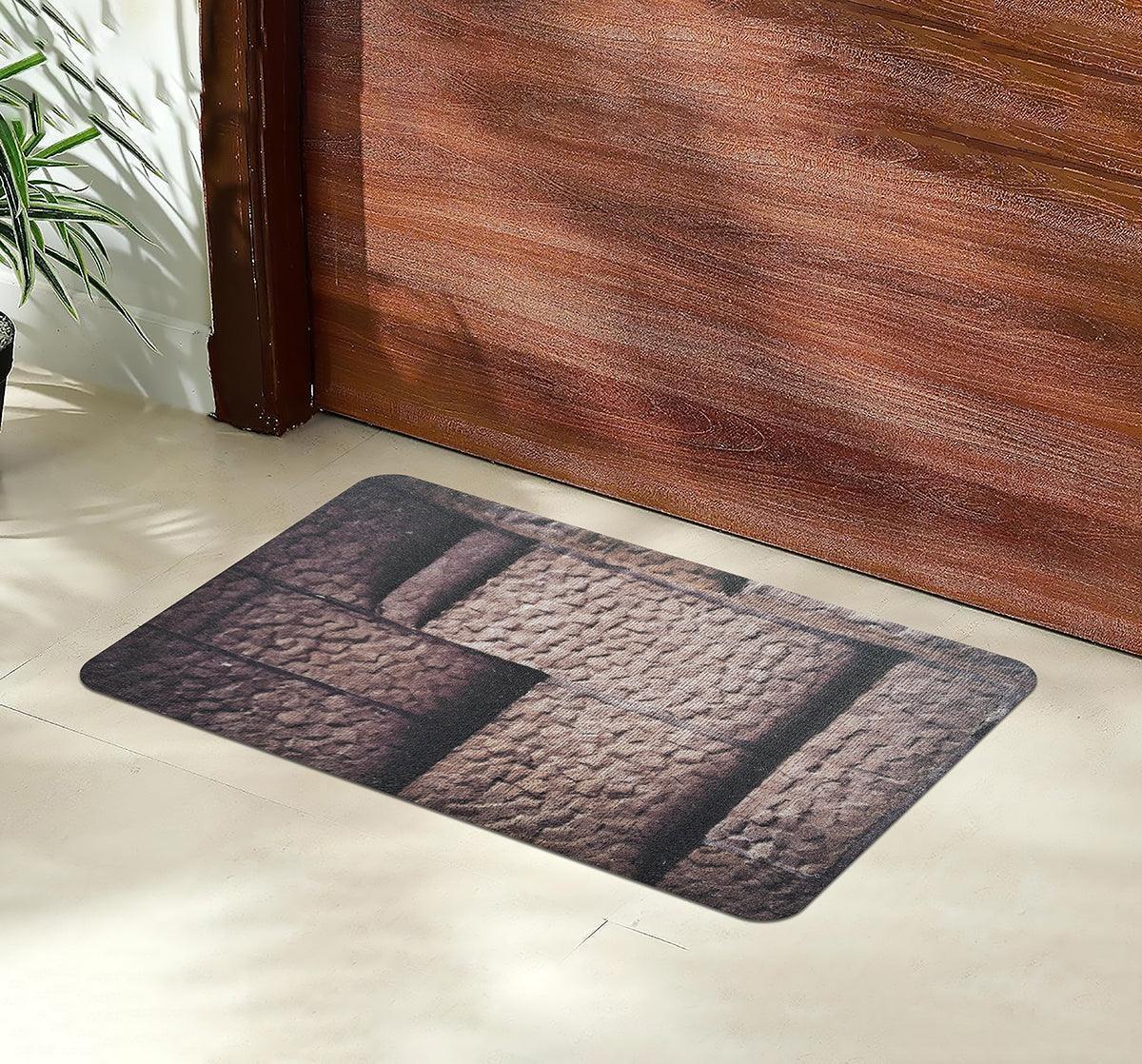 enera PVC Small Doormat 40x60 cm | Non-Slip, Quick-Dry & Absorbent - enera