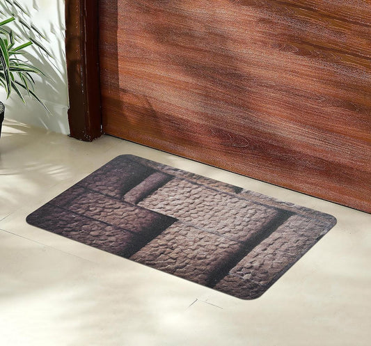 Enera PVC Multi Block Texture Design Tufted Mat - enera