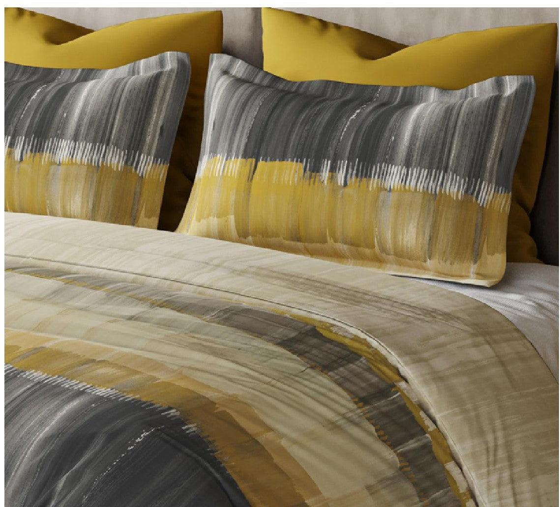 Enera Primary Collection Aztec-Oil Yellow Color Fitted Bedsheet - enera
