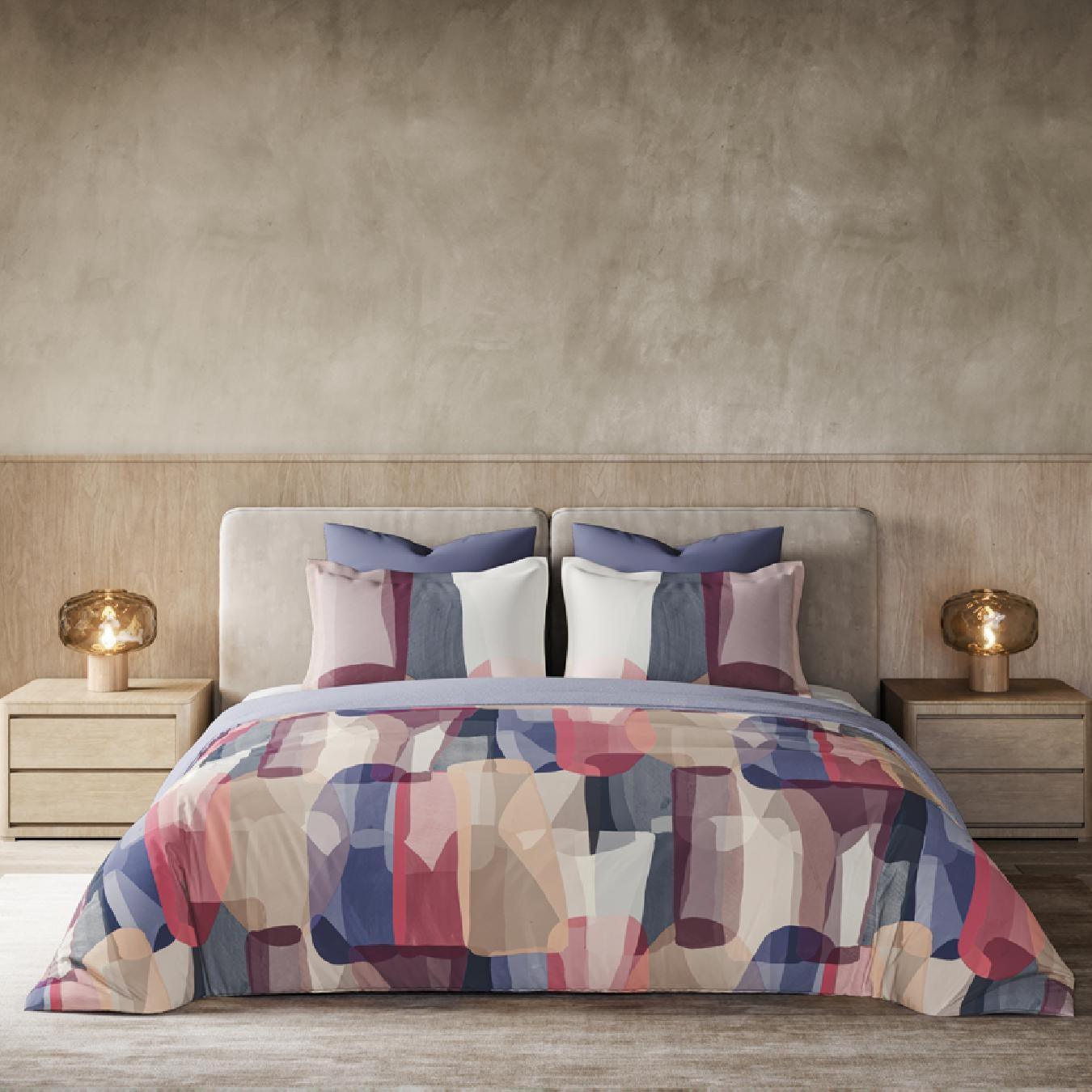 Enera Primary Collection Topaz Violet Color Fitted Bedsheet - enera