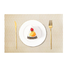 enera Basketweave Dining & Side Table Mat – 30cm x 45 cm, Pack of 6 - enera