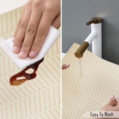 enera Basketweave Dining & Side Table Mat – 30cm x 45 cm, Pack of 6 - enera