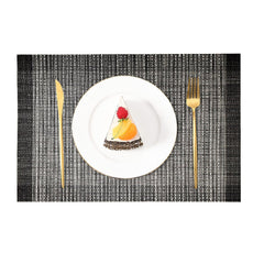 enera Basketweave Dining & Side Table Mat – 30cm x 45 cm, Pack of 6 - enera