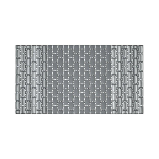 Enera PVC Shower Mat Mosaic Grey White Color Non-Slip Bathtub Mat - enera