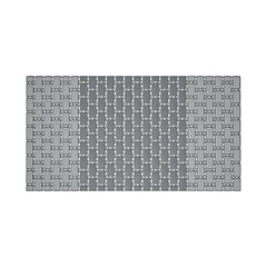 Enera PVC Shower Mat Mosaic Grey White Color Non-Slip 40x73 cm Bathtub Mat - enera