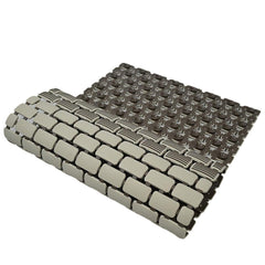 Enera PVC Shower Mat Mosaic Beige Brown Color Non-Slip Bathtub Mat - enera