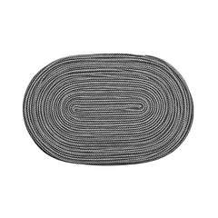 Enera Craft Grey Color 30cm x 44cm Oval Placemat - enera