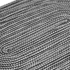 Enera Craft Grey Color 30cm x 44cm Oval Placemat - enera