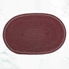 Enera Pattern Overgean Color 30x44 cm Oval Placemat PM0003 - enera