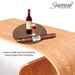 Enera Craft Brown Color 40cm Round Placemat PM0001 - enera