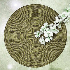 Enera Craft Olive Color 40cm Round Placemat PM0002 - enera