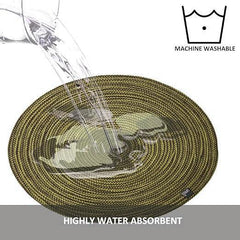 Enera Craft Olive Color 40cm Round Placemat PM0002 - enera