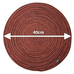 Enera Craft Tan Color 40cm Round Placemat PM0003 - enera