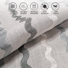 Enera SRM SAMA K-1103 Embroidery Multi Color 16x16 Inch Cushion Cover - enera