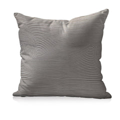 Enera DDR GEO ABS11 SR NO 1114 Texture Dark Grey Color 16x16 Inch Cushion Cover - enera