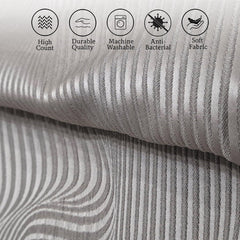 Enera DDR GEO ABS11 SR NO 1114 Texture Dark Grey Color 16x16 Inch Cushion Cover - enera