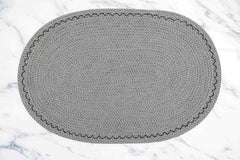 Saprose Crafted Oval Dining & Side Table Mat – 29cm x 44cm, Pack of 6 - enera