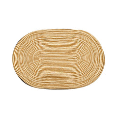 Enera Craft Beige Color 30cm x 44cm Oval Placemat PM0002 - enera