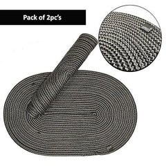 Saprose Crafted Oval Dining & Side Table Mat – 29cm x 44cm, Pack of 6 - enera