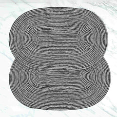 Saprose Crafted Oval Dining & Side Table Mat – 29cm x 44cm, Pack of 6 - enera