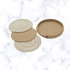 Enera Retro Trivet PM0001 Beige Color 23cm - enera