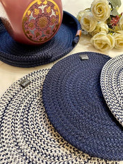 Enera Retro Persion Blue Color 23cm Trivet PM0003 - enera