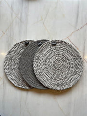 Enera Retro Grey Color 23cm Trivet PM0004 - enera