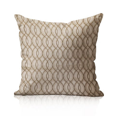 Enera DDR SR NO 9004 Texture Gold & Silver09 Color 16x16 Inch Cushion Cover - enera