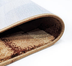 Enera Turkey Embossed 45cm X 75cm DM0002 Multi Brown Color Mat - enera