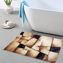 Enera Turkey Embossed 45cm X 75cm DM0002 Multi Brown Color Mat - enera